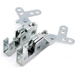 Carbon Steel Under Draw Latch Lock Hasp Latch Two-Way Toggle Latch R4-10-12-301-10 1Pcs(Silver) in Saudi Arabia