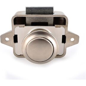 Camper Car Push Lock Diameter 26mm RV Caravan Boat Motor Home Cabinet Draint Button Locks for Furniture Hardware 1pcs (Pearl Nikel) in Saudi Arabia