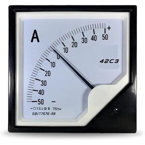 42C3 75mv Positive and Negative Ammeter 50a Dc Bidirectional 100a ± 200/300/800a Ampere 42c20 1Pcs(-500A to 500A 75mV) in Saudi Arabia