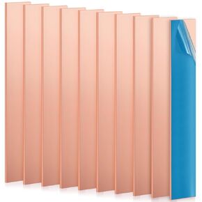 10 PCS 99.99 ٪ ورقة أنود الزنك النقية ، 5.9''x0.98''x0.04 '' لتجارب الزنك الكهربائية والطلاء ، تجارب الحماية الكاثودية والعلوم in Kuwait