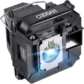 COOBAN ELPLP49 /V13H010L49 لمبة مصباح جهاز العرض البديلة مع مبيت لـ Epson PowerLite Home Cinema 8350 /PowerLite Home Cinema 8700UB 8500UB، H373A H336A، PowerLite PC 9700UB 9500UB 9350 9100 in Kuwait