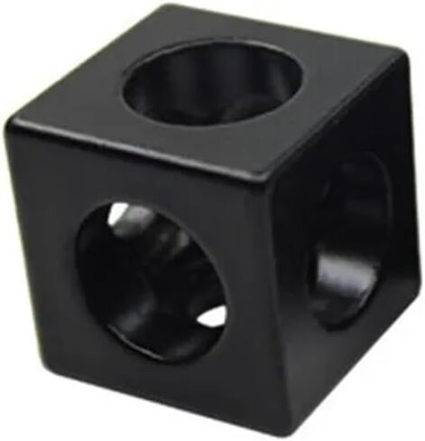 1PCS v Groove Angle Connector 90 درجة زاوية قوس أسود 2020 ملف تعريف الألومنيوم CNC 3D DIY أجزاء (مثلث) in Kuwait