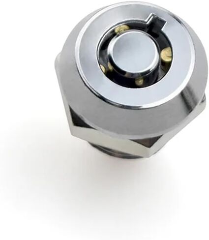 XK213 Zinc Alloy اضغط على الزر إلى Mini Round Mini Marble Electric Communication Cabine Cam Lock 1PCS (XK213-1) in Saudi Arabia