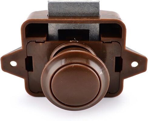 Camper Car Push Lock Diameter 26mm RV Caravan Boat Motor Home Cabinet Drawer Latch Button Locks for Furniture Hardware 1Pcs(Pearl nikel) in Saudi Arabia