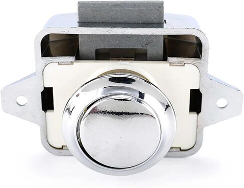 Camper Car Push Lock Diameter 26mm RV Caravan Boat Motor Home Cabinet Drawer Latch Button Locks for Furniture Hardware 1Pcs(Pearl nikel) in Saudi Arabia