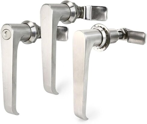 Outdoor Electrical Control Cabinet Door Stainless Steel Handle Lock Mechanical Equipment Handle Lock 1Pcs(XJJ-324-2) in Saudi Arabia