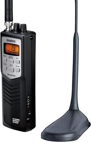 Uniden PRO501HH Pro-Series 40-Channel Portable Handheld CB Radio | Emergency/Travel Radio, Full 40 Channels & NOAA Alerts, Large LCD Display in Kuwait