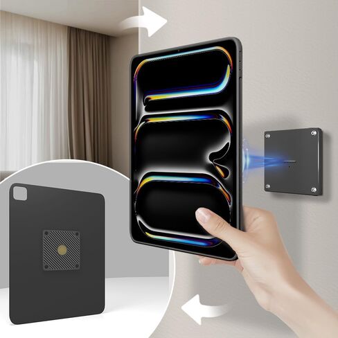 Dock Mount Mount Dock لـ Apple iPad Pro 11 ″ (2nd/3rd/4th Gen) - Magnetic Tablet Wall مع شحن سريع 15 واط ، حالة TPU النحيفة ، تكامل المحور الذكي in Saudi Arabia