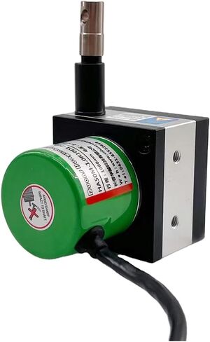 Displacement Sensor 0-1000mm Linear Wire Encoder 4-20mA 0-10V 0-10K Output Draw Wire Sensor(1000mm 0-5V-DC 5V) in Saudi Arabia