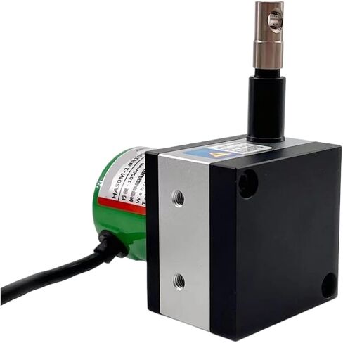 Displacement Sensor 0-1000mm Linear Wire Encoder 4-20mA 0-10V 0-10K Output Draw Wire Sensor(1000mm 0-5V-DC 5V) in Saudi Arabia