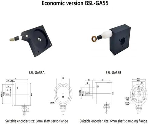 آلية السحب BSL-GA55A لمدة 0 متر إلى 1.2 متر قياس مستشعر موضع محول المحول الخطي in Saudi Arabia
