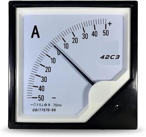 42C3 75mv Positive and Negative Ammeter 50a Dc Bidirectional 100a ± 200/300/800a Ampere 42c20 1Pcs(-500A to 500A 75mV) in Saudi Arabia