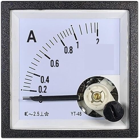 99t1 AC Ammeter 20A 30A 50A 100/5A Through Pointer Instrument 99t666 YT48 1Pcs(AC 75-5A) in Saudi Arabia