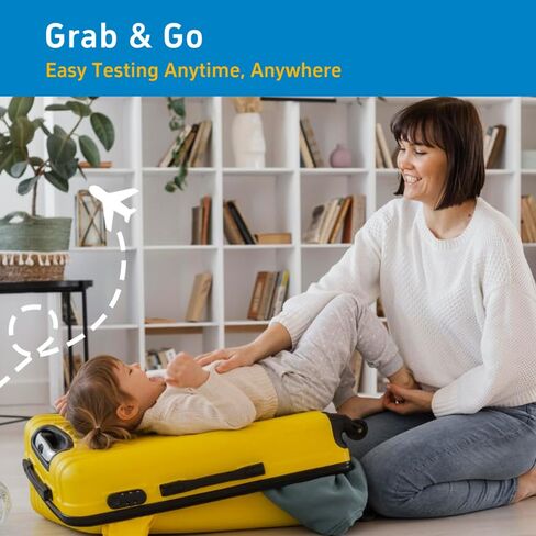 Healgen Rapid Check Covid-19 ، مجموعة مستضد مستضد الأنفلونزا A & B ، أول اختبار للإنفلونزا والأنفلونزا والأنفلون ، من السهل قراءة النوافذ المزدوجة ، ينتج 15 دقيقة ، مدة صلاحية لمدة 18 شهرًا ، اختبار واحد in Saudi Arabia