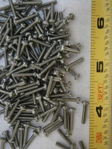 New Pack of Machine Screws 2/56 x 1/2 MS51957-7 Stainless Lot of 50#3018 Multi-Purpose Comprehensive Hardware Fastener Assortment Kit WnyNEH04905 in Saudi Arabia