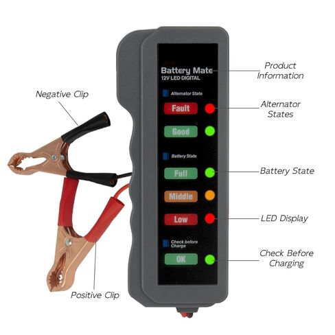 اختبار بطارية السيارة ، Automotive Tester Automotive ، مدقق بطارية 12 فولت ، محلل للتحقق in Kuwait