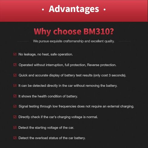 اختبار بطارية السيارة ، Automotive Tester Automotive ، مدقق بطارية 12 فولت ، محلل للتحقق in Kuwait