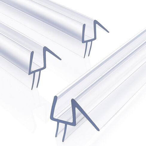 3 عبوات النجوم 3 36 "ختم أسفل باب دش بدون إطار-يناسب 3/8" الزجاج-قطاع PVC واضح لحاجز المياه وحماية دفقة (3) in Saudi Arabia