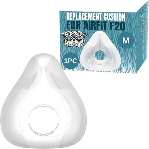 وسادة الاستبدال متوافقة مع قناع Airtouch CPAP Airtouch F20 (متوسطة) ، وتناسب قسط وذات دافئ ، ومواد ناعمة ودائمة ، تغطي الأنف والفم ، المتوسطة (كبيرة - 1 حزمة) in Saudi Arabia