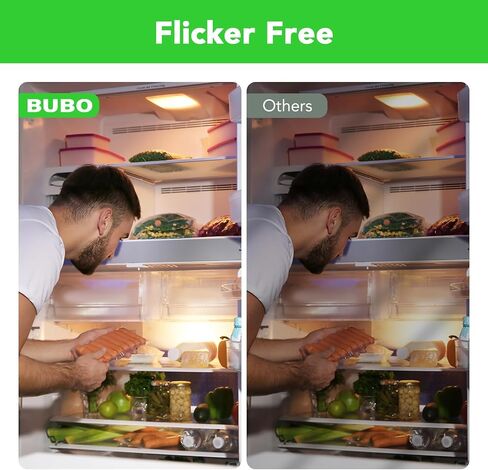 BUBO LED Refrigerator Light Bulb 40 Watt Equivalent, Fridge Light Bulb 120V, Appliance Bulb Daylight 5000K, A15 E26 Medium Base Bulb, 5.5W, Non-Dimmable, 4 Pack in Kuwait