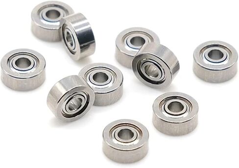 MR63ZZ Bearing 3x6x2.5 مم MR63 ZZ محامل كرة فولاذية مصغرة لصيد الأسماك بكرة 5pcs in Saudi Arabia