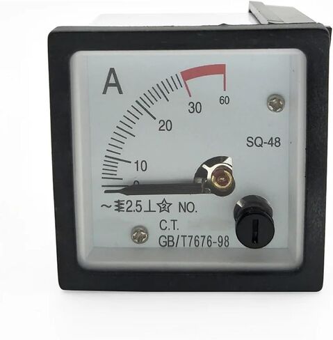 AC0-30A Range Analog Amperemeter SQ-48 Current Measure Ammeter Panel Meter GB/T7676-98 1Pcs in Saudi Arabia