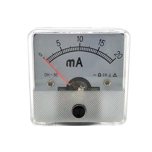 Current Analog Panel Ammeter Meter DC 0-20mA 1Pcs in Saudi Arabia