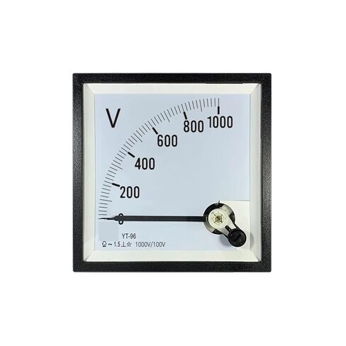 CP96 Medium Frequency Voltmeter 1000V/100V Pointer High Voltage Meter AC Non-Direct 1000Hz Dh96 Yt96 1Pcs(2000V 100V) in Saudi Arabia
