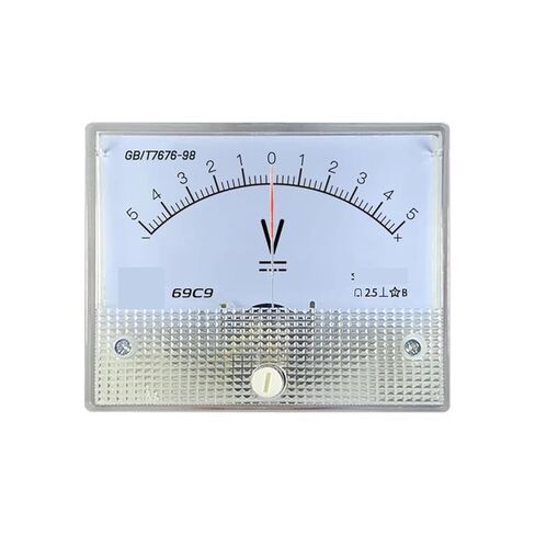 69C9-V Voltmeter الإيجابي والسلبي 10V ثنائي الاتجاه 20V ± 30V DC50V75V مؤشر 64 * 80MM DC 1PCS (DC -100V إلى 100V) in Kuwait