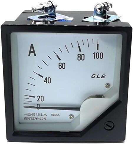 6L2 80x80mm Square Dial Panel Analog Ampere Meter Amperemeter AC30 50 75 100 150 200 250 300 400 500A 1Pcs(150A) in Saudi Arabia