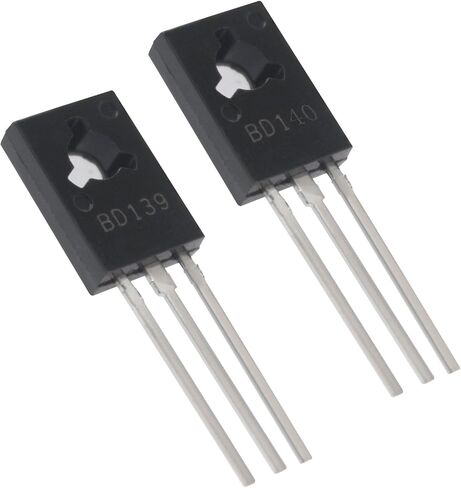 50PCS BC547 NPN & BC557 PNP Transistor Assortment Kit - 50V 100mA TO-92 Transistors (25PCS BC547 + 25PCS BC557) - Ideal for Electronics Projects & Repair in Kuwait
