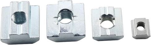 50pcs M3 M4 M5 M6 T Sliding Nut T Block Square Nut T Track Sliding Hammer Nut for Fastener Aluminum Profile(M3) in Kuwait