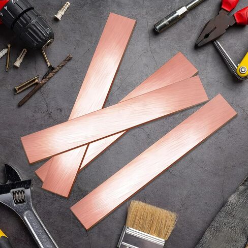 10 Pcs 99.99% Pure Zinc Anode Sheet,5.9''x0.98''x0.04'' for Electroplating and Plating, Industrial-Grade Zinc Strip, Cathodic Protection & Science Experiments in Kuwait