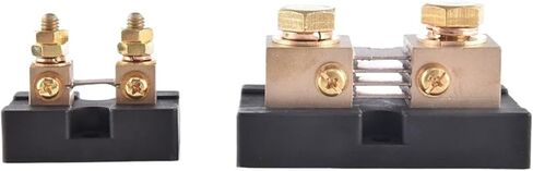 0.25% FL-15 5A 10A 20A 50A 75A 100A 200A 300A 500A 50mV 100mV Brass Current Mount DC Shunt Resistance with Base75mv 1Pcs(100A,CLASS0.25_100MV) in Saudi Arabia