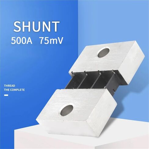 Flat Shunt 500A / 75mV Ammeter Shunt Resistor for Digital Ammeter Amp Voltmeter Power Meter 1Pcs in Saudi Arabia