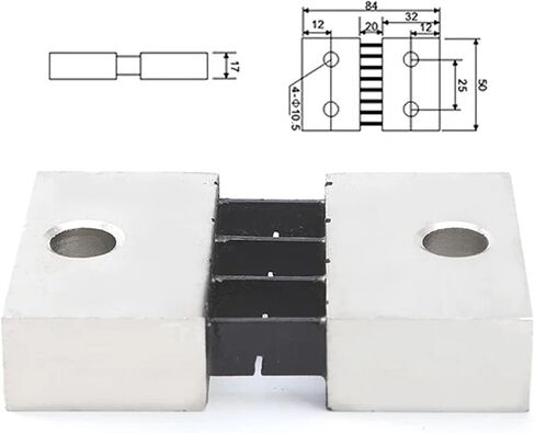 Flat Shunt 500A / 75mV Ammeter Shunt Resistor for Digital Ammeter Amp Voltmeter Power Meter 1Pcs in Saudi Arabia