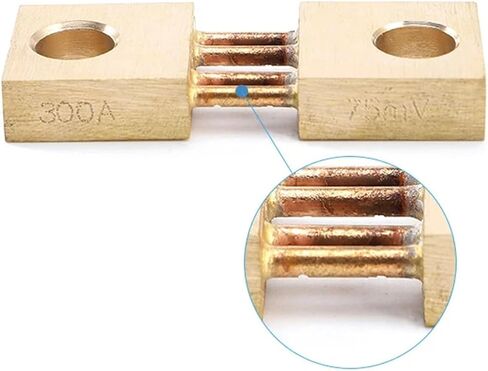 FL-19B Shunt 300A 75MV Machine Machine Brass Brass Resunts for the the planogure meter 1pcs الحالي 1pcs in Saudi Arabia