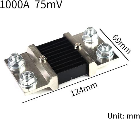 Shunt الخارجي FL-2 1000A/75MV المقاوم للمقياس الحالي لـ Ammeter Digital AMP Voltmeter Wattmeter 1PCS in Saudi Arabia