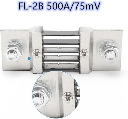 خارجي Shunt FL-2B 500A/75MV RETER RETER REATOR لـ AMMETER DIGITAL AMP Voltmeter Wattmeter 1PCS in Saudi Arabia