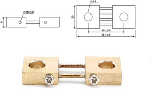 FL-19B Shunt 100A 75MV Machine Machine Brass Resternts DC for Meter Planogle Meter 1PCS in Saudi Arabia