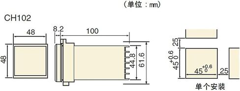ترموستات CH102FK02-M*AN-NN CH102 مستشعر تحكم درجة الحرارة (0-400) in Saudi Arabia
