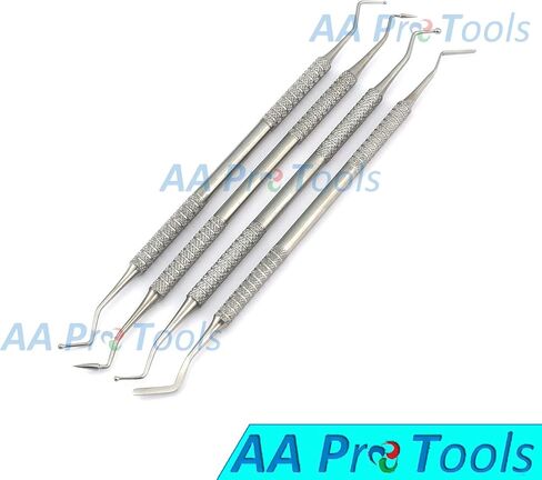 AA PRO Dental Composite Filling Instrument Composite Carvers Set of 4 Double Ended A+ Quality in Saudi Arabia