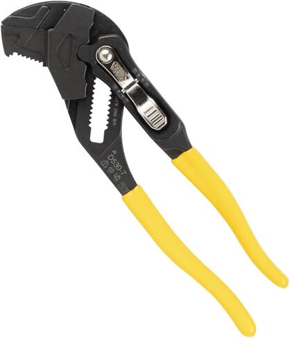 Klein Tools D53002KIT Plier Wrench Set, 2-Piece High-Leverage Pliers with Adjustable, Reversible Jaw, Smooth and Knurled Teeth, 7-Inch and 10-Inch in Kuwait