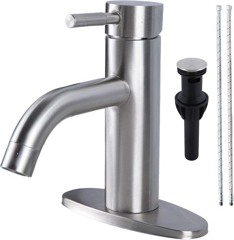 Hotis Gold وعاء الحوض الصنبور ، 360 دوار من الصنبور الذهب الذهب ، مقبض واحد المقبض طويل الجسم فناء السفينة الصنبور ، الحمام الحمام للوعة 1 منبث in Kuwait