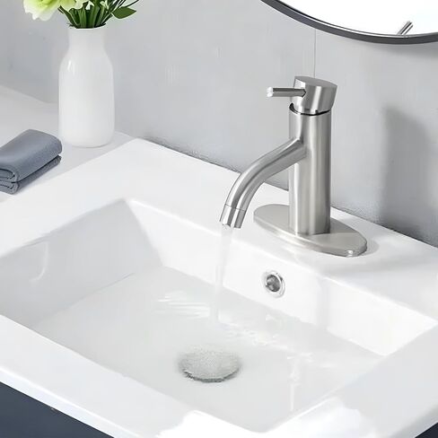 Hotis Gold وعاء الحوض الصنبور ، 360 دوار من الصنبور الذهب الذهب ، مقبض واحد المقبض طويل الجسم فناء السفينة الصنبور ، الحمام الحمام للوعة 1 منبث in Kuwait