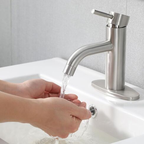 Hotis Gold وعاء الحوض الصنبور ، 360 دوار من الصنبور الذهب الذهب ، مقبض واحد المقبض طويل الجسم فناء السفينة الصنبور ، الحمام الحمام للوعة 1 منبث in Kuwait