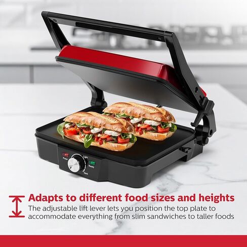 أدوات Holstein المنزلية ، صينية شطيرة 2 من طراز ، صانع ساندويتش بانيني غير الاصطناعي ، Easy Clean Up. مثالي لطهي وجبة الإفطار والجبن المشوي المقرمش والبانينيين والسندويشات اللذيذة in Kuwait