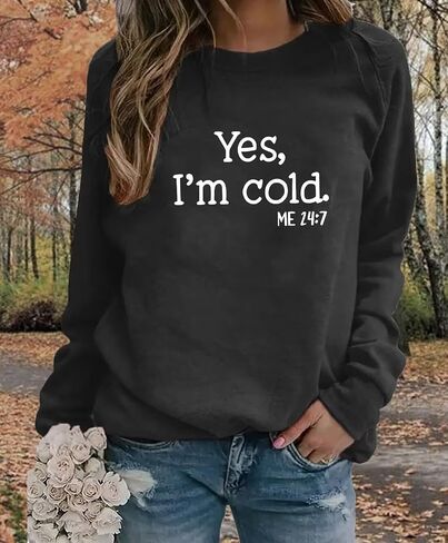 Women Cute Graphic Funny Oversized Pullover Drop Shoulder Sweatshirts in Saudi Arabia