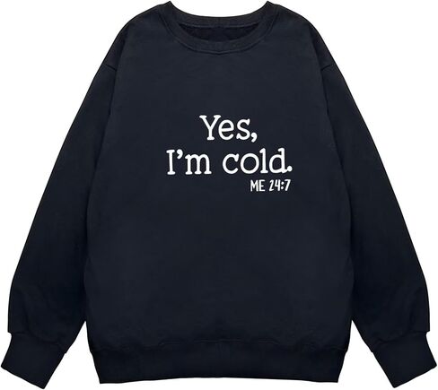 Women Cute Graphic Funny Oversized Pullover Drop Shoulder Sweatshirts in Saudi Arabia