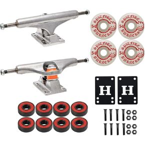 INDEPENDENT Skateboard Trucks 144 Mid + 54mm Spitfire Burners Wheels, ABEC 5 Bearings in Saudi Arabia